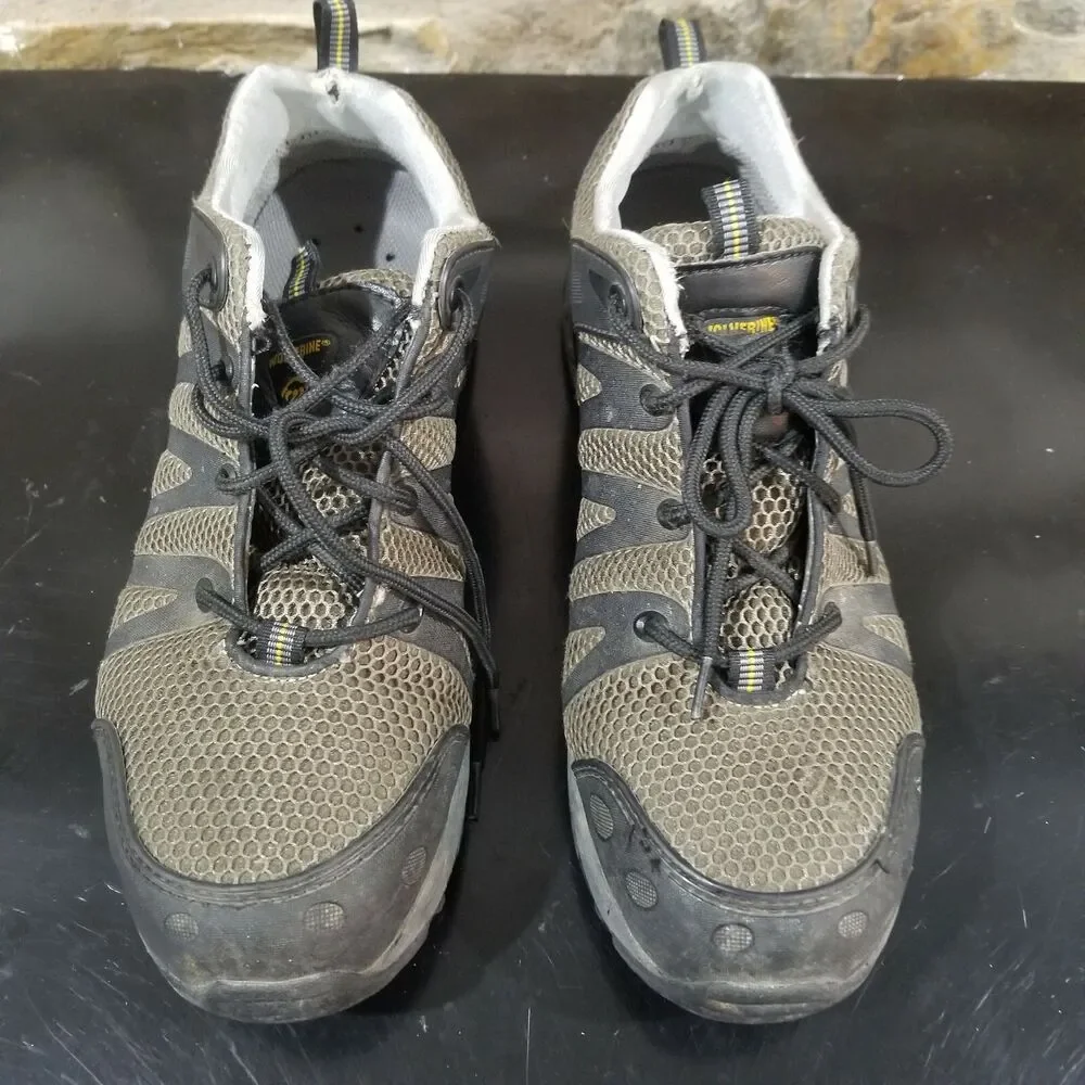 Wolverine Waterproof Hiking Shoes Mens 9.5 EW Suede Lace Up Low Top Sneakers